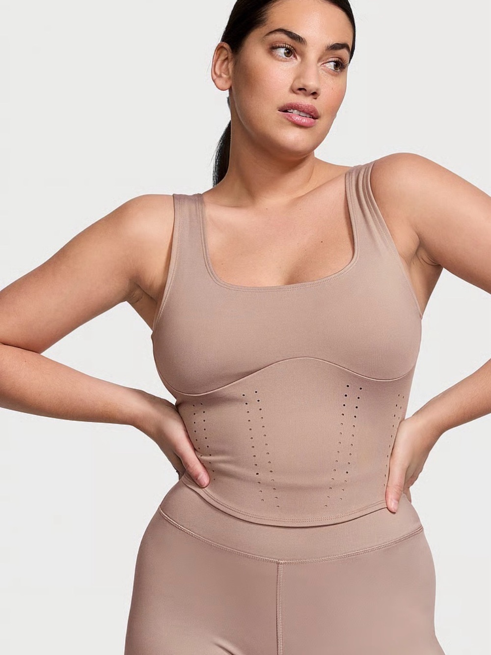 Victoria's Secret VSX Essential Perforated Activewear Set NWT S/XS